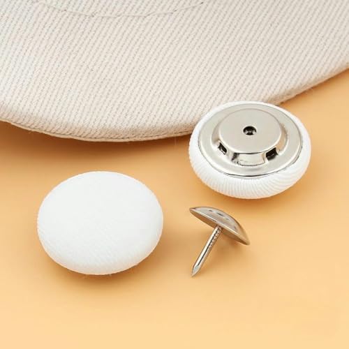 100 Stück, 15 Farben, Stoff überzogen mit Metallschaft, runde Knöpfe, 17 mm, Stoff überzogen, Baseballkappen-Knopfoberteil, Ersatz für Hüte, Reparatur, Jeans, Blusen, Nähen, 17 mm, 30 Stück, Weiß 100 Stück, 15 Farben, Stoff überzogen mit Metallschaft, runde Knöpfe, 17 mm, Stoff überzogen, Baseballkappen-Knopfoberteil, Ersatz für Hüte, Reparatur, Jeans, Blusen, Nähen, 17 mm, 30 Stück, Weiß von NGHRDGD