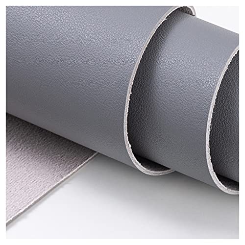 Kunstleder-Polsterstoff Von The Meter Wasserdicht Weich Hautfreundlich Napa Textur Dicke 1.8mm Reparatur Sofa Stuhl(Gray,1.38X3m) von NGIFREIOO