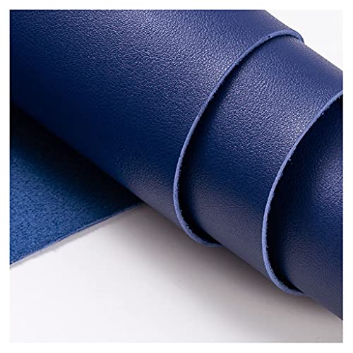 Möbelstoff Premium Bezugsstoff Zum PU Stoff Leder, Kunstleder Material Polster Handwerk DIY Nähen Sofa Handtasche(Royal blue,1.38X2m) von NGIFREIOO