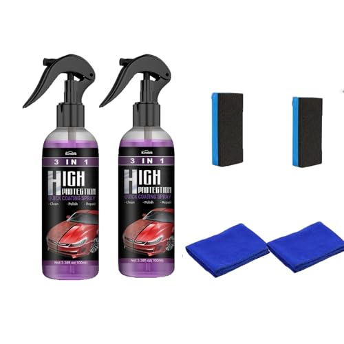 Turbo Shine 3-in-1 Hochschutzspray, Nano Reparatur-Schutzbeschichtung, schnelles Wachsen und Polieren, Rostentfernung für Autos, trockenes Reinigen, geeignet für Metalle, Werkzeuge und Autos Turbo Shine 3-in-1 Hochschutzspray, Nano Reparatur-Schutzbeschichtung, schnelles Wachsen und Polieren, Rostentfernung für Autos, trockenes Reinigen, geeignet für Metalle, Werkzeuge und Autos von NGIFREIOO