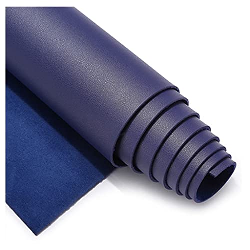 Wasserdichter Stoff Kunstleder Stoff Klassisches Kunstleder Hirschleder Samtstoff Textur Kunstleder Polsterung Strukturiertes Material - Halber Meter(Dark blue,1.38X9m) von NGIFREIOO