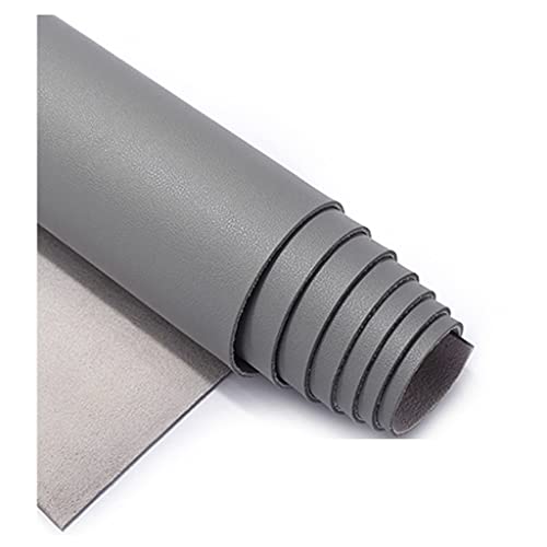 Wasserdichter Stoff Kunstleder Stoff Klassisches Kunstleder Hirschleder Samtstoff Textur Kunstleder Polsterung Strukturiertes Material - Halber Meter(Dark grey,1.38X2m) von NGIFREIOO
