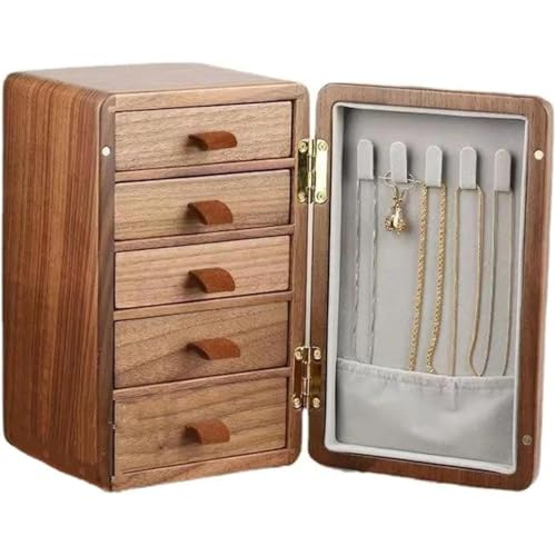 NGIRJKKLL Halsketten-Organizer, Massivholz, Kühlschrank-Schmuckschatulle, Aufbewahrungsbox, ausziehbar, zarte Ohrringe, Halsketten, Uhren, Ohrringe, Schmuck, Schmuck NGIRJKKLL Halsketten-Organizer, Massivholz, Kühlschrank-Schmuckschatulle, Aufbewahrungsbox, ausziehbar, zarte Ohrringe, Halsketten, Uhren, Ohrringe, Schmuck, Schmuck von NGIRJKKLL