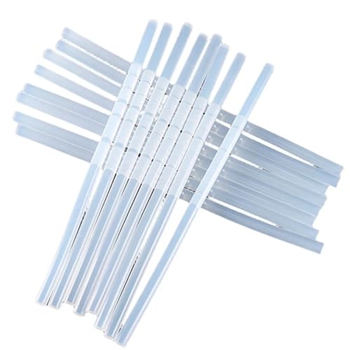 NGNKMPMCTK Heißklebepistolen-Sticks, hochtemperaturbeständig, 7 mm, transparente Sticks, Set mit Klebstoff, transparente Heißklebepistolen-Klebesticks(10Pcs) von NGNKMPMCTK