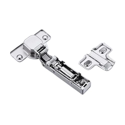 Eisenwaren Gerader Arm, vollständige Abdeckung, Scharnier, Tür, Kleiderschrank, Polsterscharnier, automatische Einstellung, aus, geräuschloser Puffer, Dämpfer, Hardware, Möbel(4Pcs) von NHCOGZLC