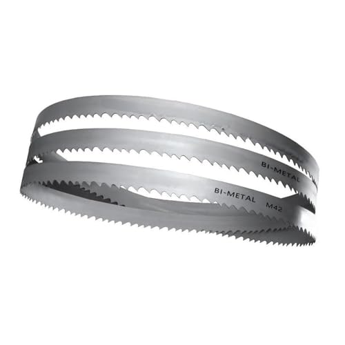 Bandsägeblätter, 13 mm x 10–14 Zähne Metallsägeblätter, M42-Bandsägeblätter mit mehreren Längen, scharfes Bandsägeblatt for Schneiden von Hartholz, Metall, Eisen, Knochen, 1 Stück(1640mm) von NHEISSCF