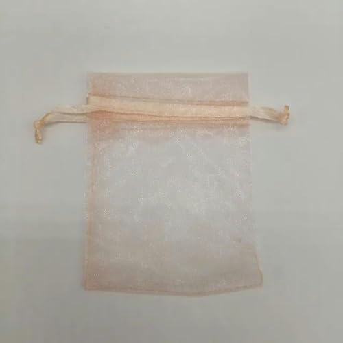 NHEISSCF Organzabeutel lose, 50 Stück Geschenktüten 7x9cm Kleine Organza-Geschenktüten for Verpackungen Display Aufbewahrungsbeutel Beutel Hochzeit Schmuckbeutel DIY(Champagne) von NHEISSCF