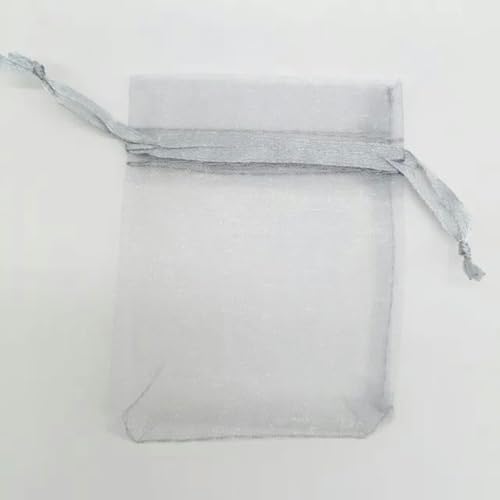NHEISSCF Organzabeutel lose, 50 Stück Geschenktüten 7x9cm Kleine Organza-Geschenktüten for Verpackungen Display Aufbewahrungsbeutel Beutel Hochzeit Schmuckbeutel DIY(Gray) von NHEISSCF