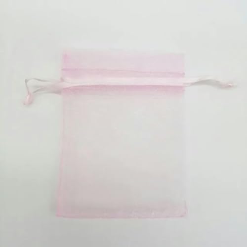 NHEISSCF Organzabeutel lose, 50 Stück Geschenktüten 7x9cm Kleine Organza-Geschenktüten for Verpackungen Display Aufbewahrungsbeutel Beutel Hochzeit Schmuckbeutel DIY(Pink) von NHEISSCF