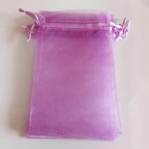 NHEISSCF Organzabeutel lose, 50 Stück Geschenktüten 7x9cm Kleine Organza-Geschenktüten for Verpackungen Display Aufbewahrungsbeutel Beutel Hochzeit Schmuckbeutel DIY(Serum Red) von NHEISSCF