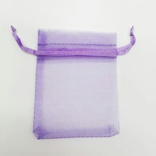 NHEISSCF Organzabeutel lose, 50 Stück Geschenktüten 7x9cm Kleine Organza-Geschenktüten for Verpackungen Display Aufbewahrungsbeutel Beutel Hochzeit Schmuckbeutel DIY(Violet) von NHEISSCF