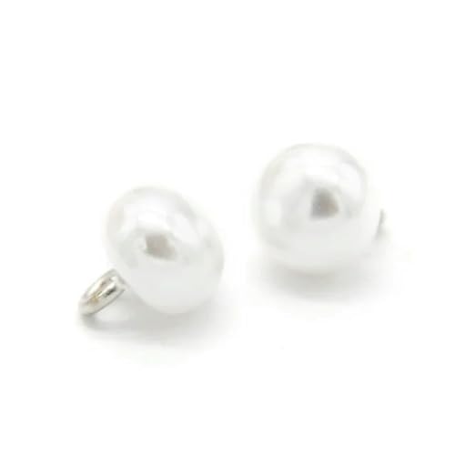 Perlmuttknöpfe, 50 Stück 10 mm ovale Kunstperlen-Nähknöpfe in Weiß for Damenkleidung, handgefertigtes DIY-Bastelzubehör Perlmuttknöpfe, 50 Stück 10 mm ovale Kunstperlen-Nähknöpfe in Weiß for Damenkleidung, handgefertigtes DIY-Bastelzubehör von NHEISSCF