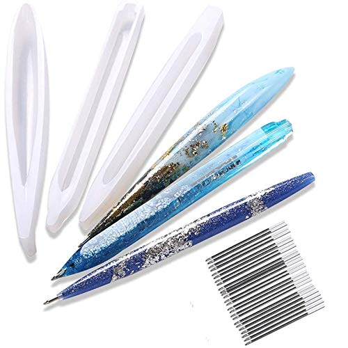 NHJSDLLMNZ Kugelschreiber 3 Stück Silikonharzform, Kugelschreiberform, Kristall-Epoxidform, verwendet for DIY-Handwerksdekoration NHJSDLLMNZ Kugelschreiber 3 Stück Silikonharzform, Kugelschreiberform, Kristall-Epoxidform, verwendet for DIY-Handwerksdekoration von NHJSDLLMNZ