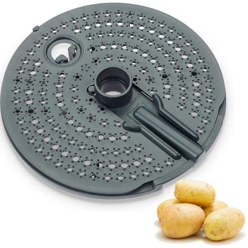 NHPY 1 Stück Schäler-Aufsatz Für Thermomix Tm6, Tm5, Tm31, Kartoffelschäler Mit Kunststoff-Reibe, Karotte, Gemüse, Zubehör Für Thermomix Tm6, Zubehör Für Thermomix, Schälen Von Kartoffel, (Grau) NHPY 1 Stück Schäler-Aufsatz Für Thermomix Tm6, Tm5, Tm31, Kartoffelschäler Mit Kunststoff-Reibe, Karotte, Gemüse, Zubehör Für Thermomix Tm6, Zubehör Für Thermomix, Schälen Von Kartoffel, (Grau) von NHPY