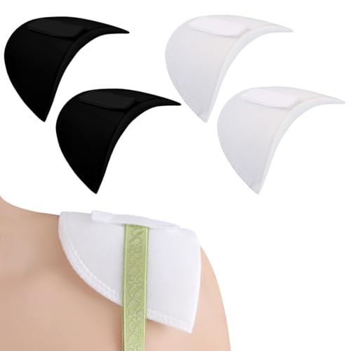 NHPY 4 Paar Schulterpolster Damen, Schulterpolster selbsthaftend,Shoulder Pads Schaum für Damen und Herren Blazer Jacken Anzug Mäntel Sakkos Kleid Kleidung Nähen Zubehör NHPY 4 Paar Schulterpolster Damen, Schulterpolster selbsthaftend,Shoulder Pads Schaum für Damen und Herren Blazer Jacken Anzug Mäntel Sakkos Kleid Kleidung Nähen Zubehör von NHPY