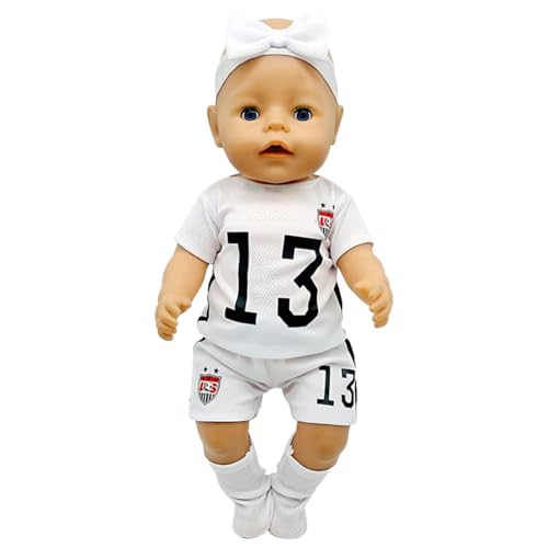 NHQZ Kleidung Outfits für Baby Puppen Puppenkleidung Sommer Kleidung Puppen für 35-45 cm Puppe zubehör Geschenke für Mädchen Jungen, 1 Satz NHQZ Kleidung Outfits für Baby Puppen Puppenkleidung Sommer Kleidung Puppen für 35-45 cm Puppe zubehör Geschenke für Mädchen Jungen, 1 Satz von NHQZ