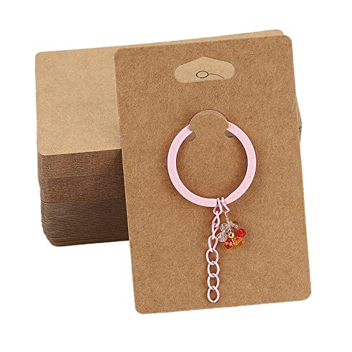 50pieces Keychain -Kartenhalter zum Display Keyring Card Schmuck Verpackung Versorgung Schmuckschlüsselkettenhalter für den Verkauf von Keychain -Kartonverpackungshalter 50pieces Keychain -Kartenhalter zum Display Keyring Card Schmuck Verpackung Versorgung Schmuckschlüsselkettenhalter für den Verkauf von Keychain -Kartonverpackungshalter von NHYHEHMR