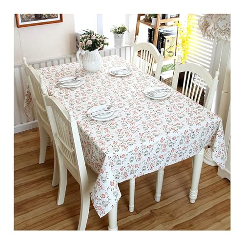 Dining -Tischdecke rechteckig, Küchentischtuch 100x140 cm Polyester Baumwolle Hitzebeständiges Blütenblumen -Tischdecke für Küchen Essen, farbenfroh Dining -Tischdecke rechteckig, Küchentischtuch 100x140 cm Polyester Baumwolle Hitzebeständiges Blütenblumen -Tischdecke für Küchen Essen, farbenfroh von NHYHEHMR