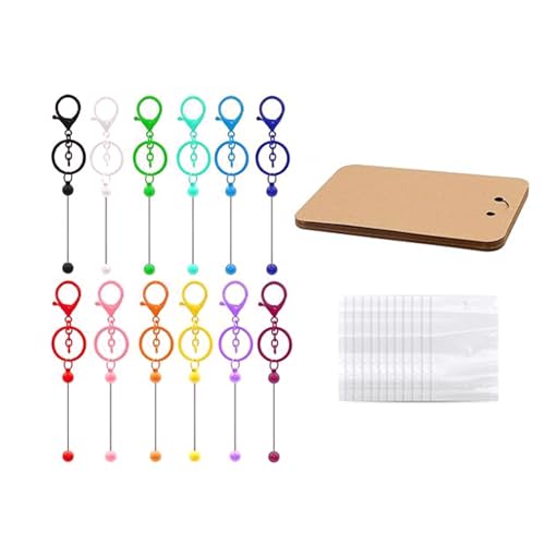 Kreative handgefertigte Schlüsselbauerhandwerksbedarf Bündel mit Metallperlenstangen klare Taschen und Dankeskarten Kreative handgefertigte Schlüsselbauerhandwerksbedarf Bündel mit Metallperlenstangen klare Taschen und Dankeskarten von NHYHEHMR