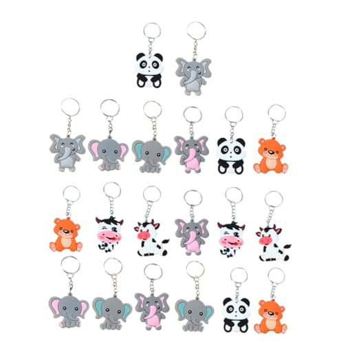 NHYHEHMR 12pcs Schlüsselkette Tierparty Schlüsselbeutel Dekorationsbeutel Anhänger Bag Accessoires Beutel Vorräte Verschleiß-resistenter Beutel Anhänger Delikat von NHYHEHMR