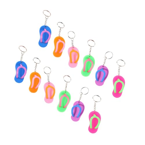 NHYHEHMR 12pcs niedliche Schlüsselkettenanhänger weiche Hanging -Schlüsselringe zufällige Farben Fun Schlüsselbundzubehör für Taschen und Schlüssel von NHYHEHMR