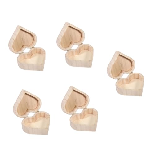NHYHEHMR Herzform Holz Schmuckschatulle Elegante Schmuck Ablage für und Ohrringe Geburtstage und Jubiläen leicht und tragbar NHYHEHMR Herzform Holz Schmuckschatulle Elegante Schmuck Ablage für und Ohrringe Geburtstage und Jubiläen leicht und tragbar von NHYHEHMR