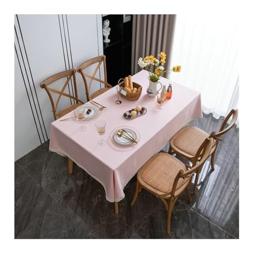 NHYHEHMR Küchentischtuch Rechteck, rosa Tisch Kleidung 90x90 cm Polyester waschbar NHYHEHMR Küchentischtuch Rechteck, rosa Tisch Kleidung 90x90 cm Polyester waschbar von NHYHEHMR