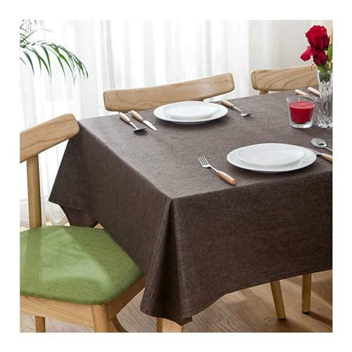 NHYHEHMR Längliches Esstischtuch, rechteckiger Couchtisch Kleidung 130x180 cm Leinen aus Wischbares Festtischtücher für Innen- und Außengebrauch NHYHEHMR Längliches Esstischtuch, rechteckiger Couchtisch Kleidung 130x180 cm Leinen aus Wischbares Festtischtücher für Innen- und Außengebrauch von NHYHEHMR