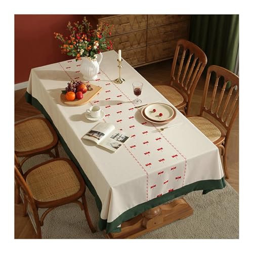 Tischtuch Esstisch, Rechteck beige Tischdecke 110x170 cm Polyester wiederverwendbar Tischtuch Esstisch, Rechteck beige Tischdecke 110x170 cm Polyester wiederverwendbar von NHYHEHMR