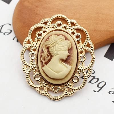 NIAN 30 Stück 25 x 30 mm Kunstharz-Metallknöpfe zum Selbermachen von Schmuck, Metalllegierung, Druckknöpfe zum Basteln, Nähen, Hochzeit, Haar-Accessoires, dekorativ von NIAN