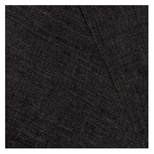 NIANTONG Gewaschener Denim Jeansstoff Meterware 150cm Breiter Leichter Kleidungsstoff aus 100% Baumwolle für Kleidung, Nähen Von Bastelarbeiten, Nicht Dehnbar(Color:schwarz) von NIANTONG