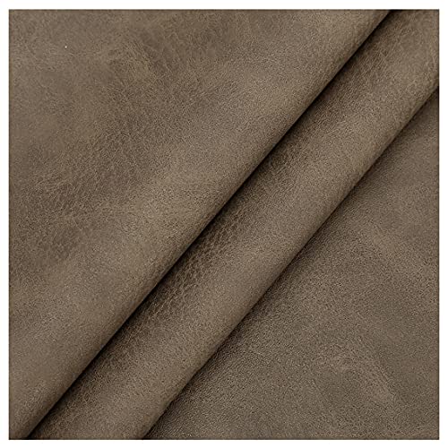 NIANTONG Vintage Textur Kunstleder Polsterstoff Meterware 138x100cm Vinyl Wasserdichtes Bezugsstoff für Sofa Stuhl Möbel, Autofutter, DIY Handwerk(Color:5) von NIANTONG