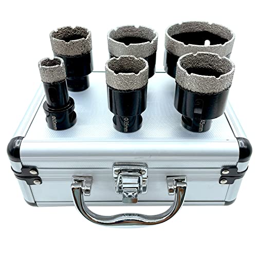 NICAVKIT Diamant Lochsäge M14 Diamantbohrer Kit 20/35/40/45/50/68mm Fliesenbohrer Set für Porzellan Fliese Granit Marmor Fliesen Bohren NICAVKIT Diamant Lochsäge M14 Diamantbohrer Kit 20/35/40/45/50/68mm Fliesenbohrer Set für Porzellan Fliese Granit Marmor Fliesen Bohren von NICAVKIT