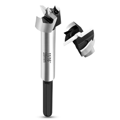 NICAVKIT Professional 18mm Forstnerbohrer für Holz,18mm Forstner bohrer Bit Holz Lochschneider mit Sechskantschaft, Holzbohrer Topfbohrer Kunstbohrer für Holz NICAVKIT Professional 18mm Forstnerbohrer für Holz,18mm Forstner bohrer Bit Holz Lochschneider mit Sechskantschaft, Holzbohrer Topfbohrer Kunstbohrer für Holz von NICAVKIT