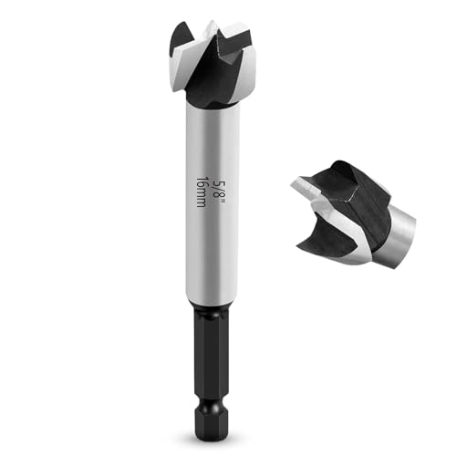 NICAVKIT Professional Forstnerbohrer 16mm für Holz,16mm Forstner bohrer Bit Holz Lochschneider mit Sechskantschaft, Holzbohrer Topfbohrer Kunstbohrer für Holz NICAVKIT Professional Forstnerbohrer 16mm für Holz,16mm Forstner bohrer Bit Holz Lochschneider mit Sechskantschaft, Holzbohrer Topfbohrer Kunstbohrer für Holz von NICAVKIT
