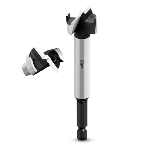 NICAVKIT Professional Forstnerbohrer 20mm für Holz,20mm Forstner bohrer Bit Holz Lochschneider mit Sechskantschaft, Holzbohrer Topfbohrer Kunstbohrer für Holz NICAVKIT Professional Forstnerbohrer 20mm für Holz,20mm Forstner bohrer Bit Holz Lochschneider mit Sechskantschaft, Holzbohrer Topfbohrer Kunstbohrer für Holz von NICAVKIT