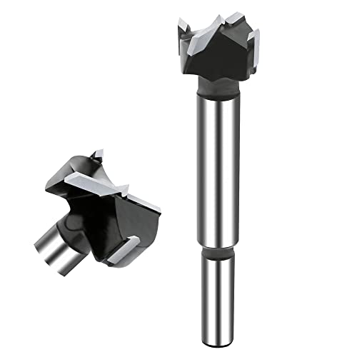 NICAVKIT Wolframstahl Forstnerbohrer 20mm, Professional Forstner bohrer Bit Holz Lochschneider, Holzbohrer Topfbohrer Kunstbohrer für Holz & Hartholz von NICAVKIT