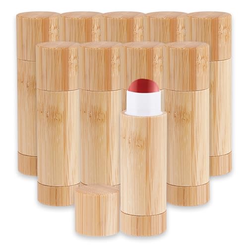 NICENEEDED 10 Stück 5g Bambus Lippenstifthülsen Nachfüllbare DIY Lippenbalsamtube Leere Behälter Mit Durchsichtigem Kunststoff Innenteil Kosmetik Lippenstift Behälter Gloss NICENEEDED 10 Stück 5g Bambus Lippenstifthülsen Nachfüllbare DIY Lippenbalsamtube Leere Behälter Mit Durchsichtigem Kunststoff Innenteil Kosmetik Lippenstift Behälter Gloss von NICENEEDED