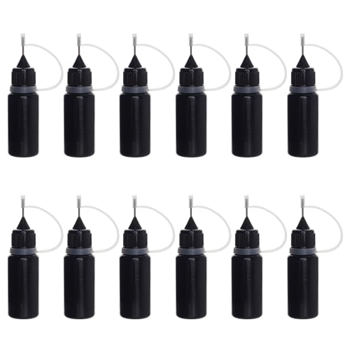 NICENEEDED 12 Stück Präzisions Applikatorflaschen 10 ml Flasche Mit Nadelquetschkleber Mit Feiner Spitze Tropfflaschen Aus Kunststoff Für Flüssigkeiten Zum Selbermachen Quilling Basteln Acrylmalerei NICENEEDED 12 Stück Präzisions Applikatorflaschen 10 ml Flasche Mit Nadelquetschkleber Mit Feiner Spitze Tropfflaschen Aus Kunststoff Für Flüssigkeiten Zum Selbermachen Quilling Basteln Acrylmalerei von NICENEEDED