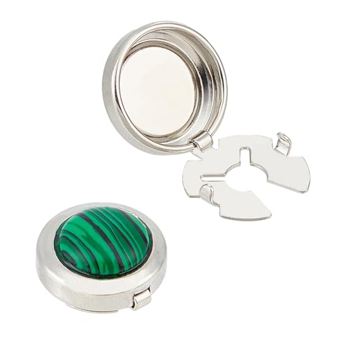 NICENEEDED 2 Stück Knopfabdeckungen Für Herrenhemden Manschettenknöpfe Mit Knopfverschluss Grün Manschettenknöpfe Knopfabdeckung Kleid Zubehör NICENEEDED 2 Stück Knopfabdeckungen Für Herrenhemden Manschettenknöpfe Mit Knopfverschluss Grün Manschettenknöpfe Knopfabdeckung Kleid Zubehör von NICENEEDED