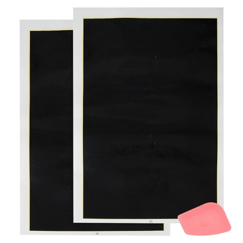 NICENEEDED 2 Stück Lasergravur Markierungspapier Schwarzes Lasergravurpapier Laserdruckpapiere Zum Gravieren von Glaskeramik NICENEEDED 2 Stück Lasergravur Markierungspapier Schwarzes Lasergravurpapier Laserdruckpapiere Zum Gravieren von Glaskeramik von NICENEEDED
