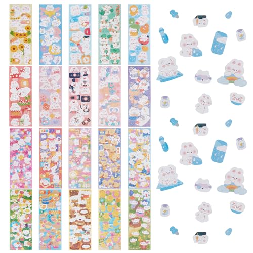 NICENEEDED 20 Blatt Koreanischer Aufkleber Mit Cartoon Tiermotiv. Kaninchen Bunte Kpop Potocard Koreanische Aufkleber Selbstklebende Aufkleber Scrapbooking Zubehör Für DIY Dekorkunstkarten NICENEEDED 20 Blatt Koreanischer Aufkleber Mit Cartoon Tiermotiv. Kaninchen Bunte Kpop Potocard Koreanische Aufkleber Selbstklebende Aufkleber Scrapbooking Zubehör Für DIY Dekorkunstkarten von NICENEEDED
