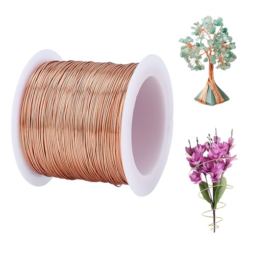 NICENEEDED 25 Gauge 203ft 99.9% Weichkupferdraht 0.5mm Durchmesser Bastel Kupferdrahtspule Reiner Kupferdraht Biegbarer Weicher Kupferdraht Zur Herstellung von Pflanzenschmuck NICENEEDED 25 Gauge 203ft 99.9% Weichkupferdraht 0.5mm Durchmesser Bastel Kupferdrahtspule Reiner Kupferdraht Biegbarer Weicher Kupferdraht Zur Herstellung von Pflanzenschmuck von NICENEEDED