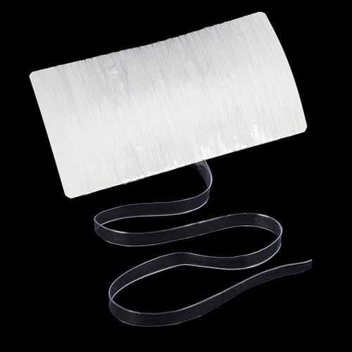 NICENEEDED 25 Yards Transparentes Gummiband, Dehnbarer Bikini-BH Mit Transparentem Träger, 4 mm Breiter, Unsichtbarer Schultergurt Für Dessous-Tanz-BHS NICENEEDED 25 Yards Transparentes Gummiband, Dehnbarer Bikini-BH Mit Transparentem Träger, 4 mm Breiter, Unsichtbarer Schultergurt Für Dessous-Tanz-BHS von NICENEEDED