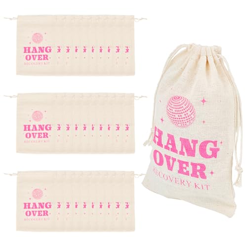 NICENEEDED 30 Stück Kater Geschenktüten Aus Baumwolle Recovery Kit Tasche Mit Kordelzug Junggesellinnenabschiedsbeutel Musselin Tragetaschen NICENEEDED 30 Stück Kater Geschenktüten Aus Baumwolle Recovery Kit Tasche Mit Kordelzug Junggesellinnenabschiedsbeutel Musselin Tragetaschen von NICENEEDED