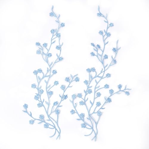 NICENEEDED Blumen-Stickerei, Spitzen-Applikation, Floral Bestickt, Zum Aufbügeln, Stoff-Applikationen, Verzierungen, Aufnäher Für Brautkleid, Party, Kleid, Stoff, Kleidung, Basteln NICENEEDED Blumen-Stickerei, Spitzen-Applikation, Floral Bestickt, Zum Aufbügeln, Stoff-Applikationen, Verzierungen, Aufnäher Für Brautkleid, Party, Kleid, Stoff, Kleidung, Basteln von NICENEEDED