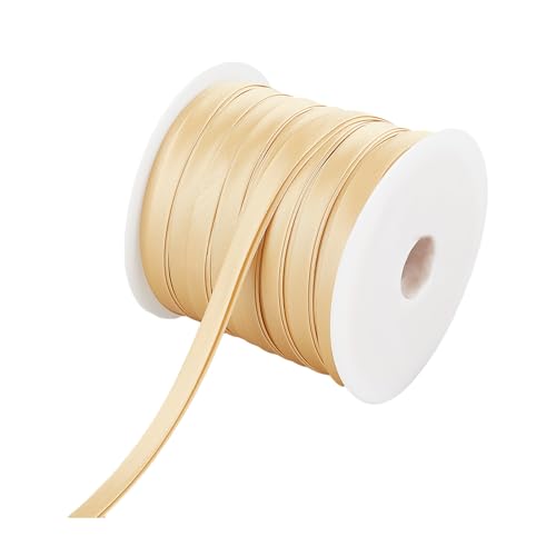 NICENEEDED Doppelt Gefaltetes Schrägband 2/5 Zoll Satin Schrägband Khaki Breites Faltband Bindeband DIY Bekleidungszubehör NICENEEDED Doppelt Gefaltetes Schrägband 2/5 Zoll Satin Schrägband Khaki Breites Faltband Bindeband DIY Bekleidungszubehör von NICENEEDED
