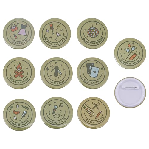 NICENEEDED Leistungsabzeichen Für Camping Bachelorette 10 Stück Requisiten Für Die Fotokabine des Camp Bachelorette Bachelorette Party Gunst Bachelorette Pin NICENEEDED Leistungsabzeichen Für Camping Bachelorette 10 Stück Requisiten Für Die Fotokabine des Camp Bachelorette Bachelorette Party Gunst Bachelorette Pin von NICENEEDED
