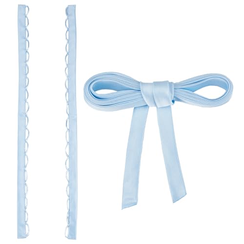 NICENEEDED Verstellbares Satin Korsett Rücken Set Ersatz Reißverschluss Set Für Brautkleider Schlaufen Blau Zum Schnüren Hinten Polyester Korsett Rücken Kits Für Formelle Ballkleider NICENEEDED Verstellbares Satin Korsett Rücken Set Ersatz Reißverschluss Set Für Brautkleider Schlaufen Blau Zum Schnüren Hinten Polyester Korsett Rücken Kits Für Formelle Ballkleider von NICENEEDED