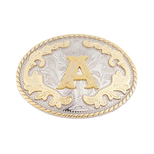 NICENEEDED Western Gürtelschnalle Cowboy Gürtelschnalle Mit Anfangsbuchstaben A Vintage Gürtelschnalle Ersatz Rodeo Schnallen Für Männer Und Frauen NICENEEDED Western Gürtelschnalle Cowboy Gürtelschnalle Mit Anfangsbuchstaben A Vintage Gürtelschnalle Ersatz Rodeo Schnallen Für Männer Und Frauen von NICENEEDED